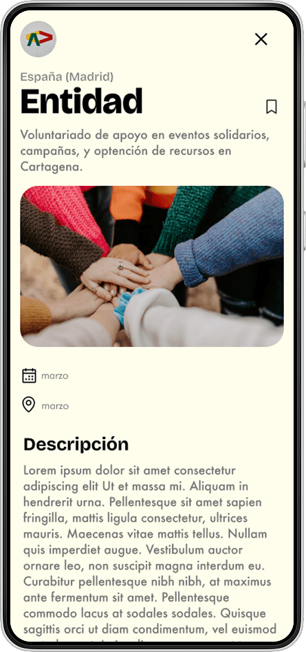 Voluntee — Detalle de la entidad