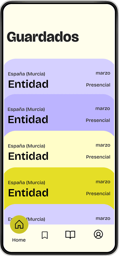 Voluntee — Oportunidades guardadas