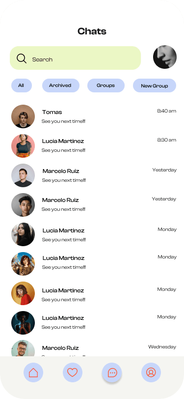 CatchApp — Conversaciones