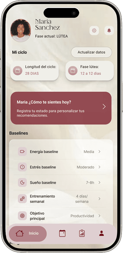 Vibe — Perfil y datos personales